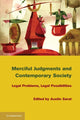 Book cover of: Merciful Judgments and Contemporary Society. By: Austin Sarat