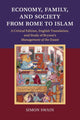 Book cover of: Economy, Family, and Society from Rome to Islam. By: Simon Swain