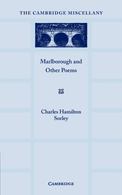 Book cover of: Marlborough and Other Poems. By: Charles Hamilton Sorley