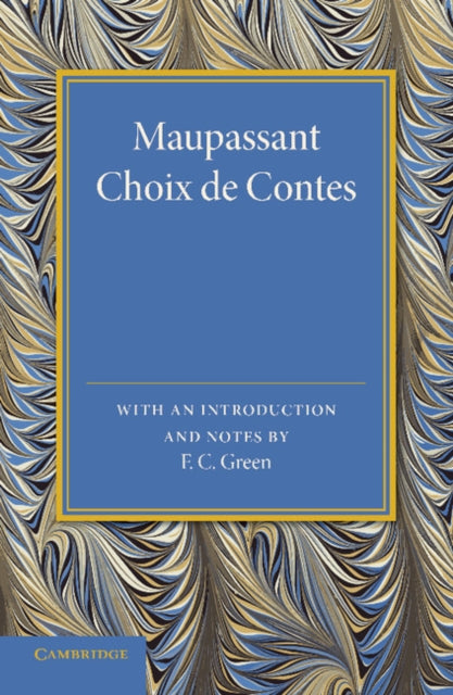 Book cover of: Maupassant: Choix de Contes. By: Guy de Maupassant