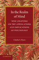 Book cover of: In the Realm of Mind. By: Charles S. Myers
