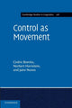Book cover of: Control as Movement. By: Cedric Boeckx