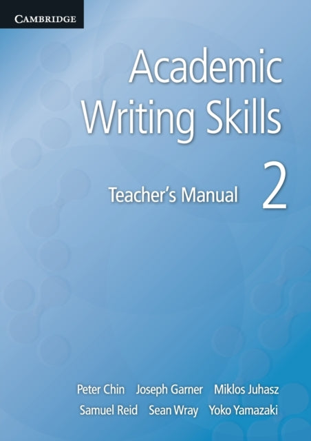 Book cover of: Academic Writing Skills 2 Teacher's Manual