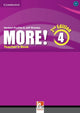 Book cover of: More! Level 4 Teacher's Book. By: PelteretCheryl