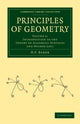 Book cover of: Principles of Geometry. By: H. F. Baker