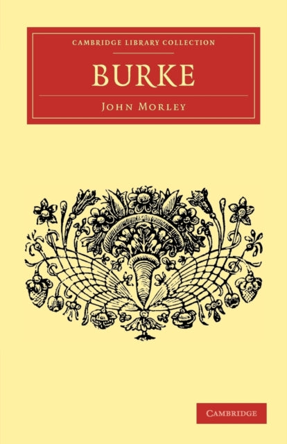Book cover of: Burke. By: Morley, John