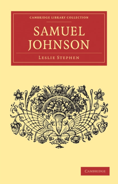 Book cover of: Samuel Johnson. By: Leslie Stephen