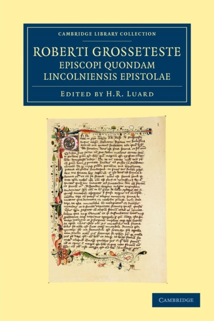 Book cover of: Roberti Grosseteste Episcopi quondam Lincolniensis epistolae. By: Robert Grosseteste
