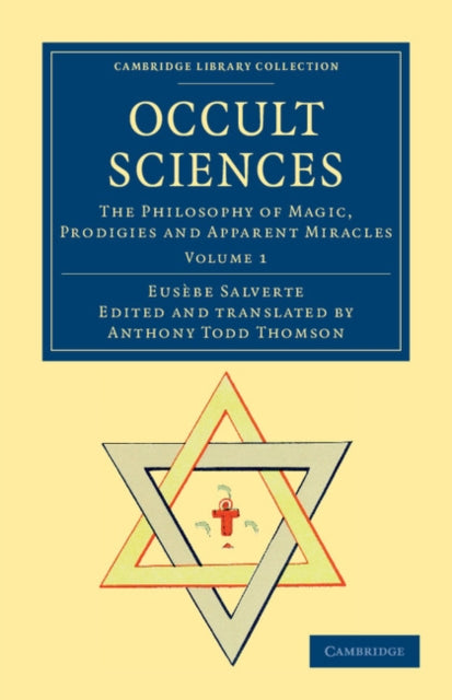 Book cover of: Occult Sciences. By: Eusèbe Salverte