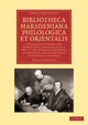 Book cover of: Bibliotheca marsdeniana philologica et orientalis. By: William Marsden