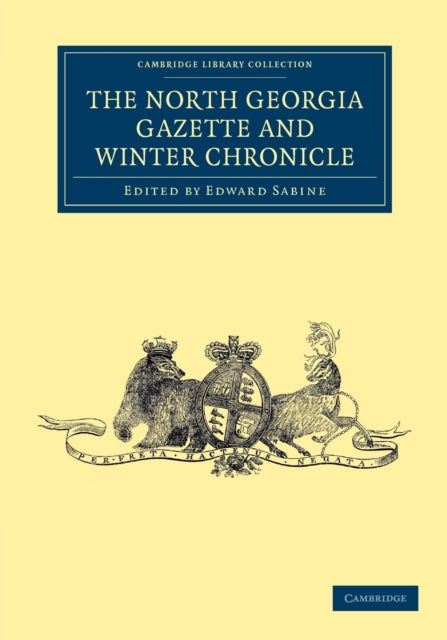 Book cover of: North Georgia Gazette and Winter Chronicle