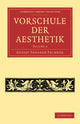 Book cover of: Vorschule der Aesthetik. By: Gustav Theodor Fechner