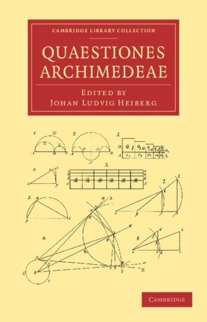 Book cover of: Quaestiones Archimedeae. By: Johan Ludvig Heiberg - undifferentiated