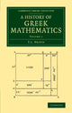 Book cover of: History of Greek Mathematics: Volume 1. By: T. L. Heath