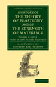 Book cover of: History of the Theory of Elasticity and of the Strength of Materials. By: Isaac Todhunter