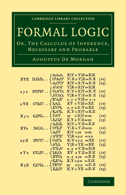 Book cover of: Formal Logic. By: Augustus De Morgan