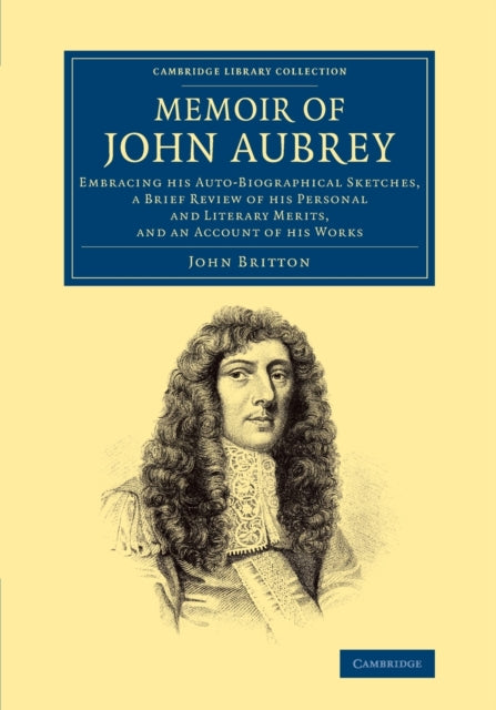 Book cover of: Memoir of John Aubrey. By: John Britton