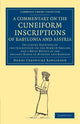 Book cover of: Commentary on the Cuneiform Inscriptions of Babylonia and Assyria. By: Henry Creswicke Rawlinson