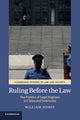 Book cover of: Ruling before the Law. By: William Hurst