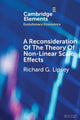 Book cover of: Reconsideration of the Theory of Non-Linear Scale Effects. By: Richard G. Lipsey