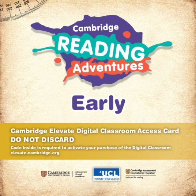 Book cover of: Cambridge Reading Adventures Pink A to Blue Bands Early Digital Classroom Access Card (1 Year Site Licence). By: Sue Bodman