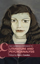 Book cover of: Cambridge Companion to Literature and Psychoanalysis. By: Vera J. Camden