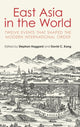Book cover of: East Asia in the World. By: David C. Kang