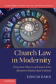 Book cover of: Church Law in Modernity. By: Judith Hahn