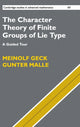 Book cover of: Character Theory of Finite Groups of Lie Type. By: Meinolf Geck