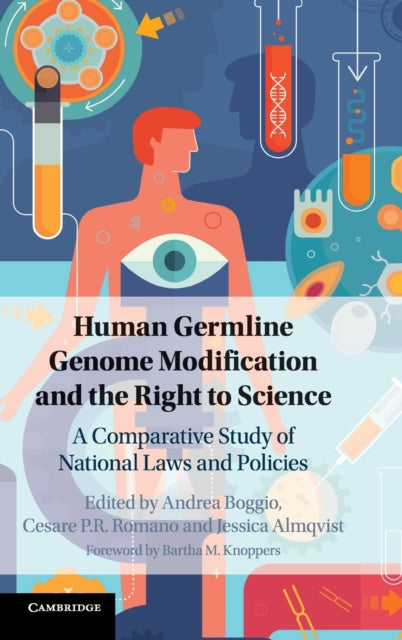 Book cover of: Human Germline Genome Modification and the Right to Science. By: Andrea Boggio