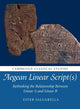 Book cover of: Aegean Linear Script(s). By: Ester Salgarella