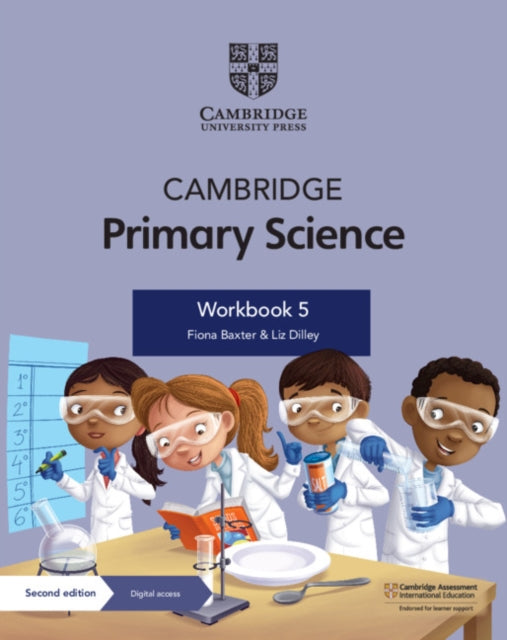 Book cover of: Cambridge Primary Science Workbook 5 with Digital Access (1 Year). By: Alan Cross
