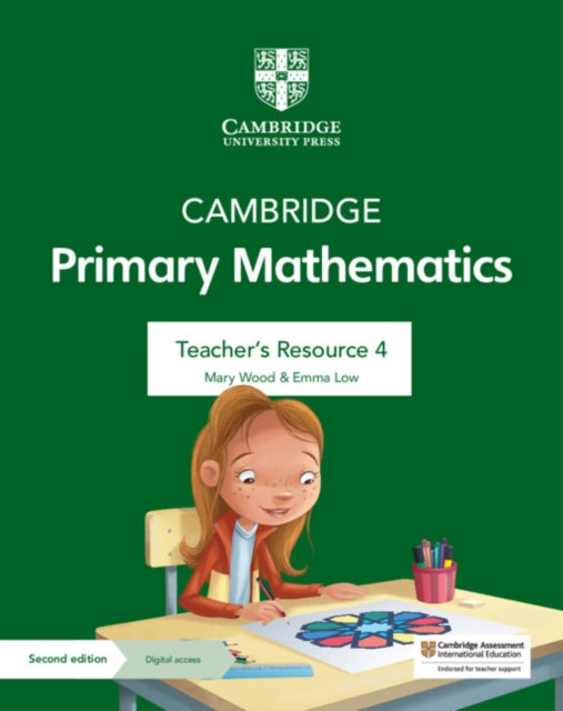 Book cover of: Cambridge Primary Mathematics Teacher's Resource 4 with Digital Access. By: Emma Low
