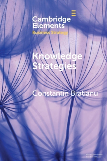 Book cover of: Knowledge Strategies. By: Constantin Bratianu