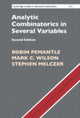 Book cover of: Analytic Combinatorics in Several Variables. By: Robin Pemantle