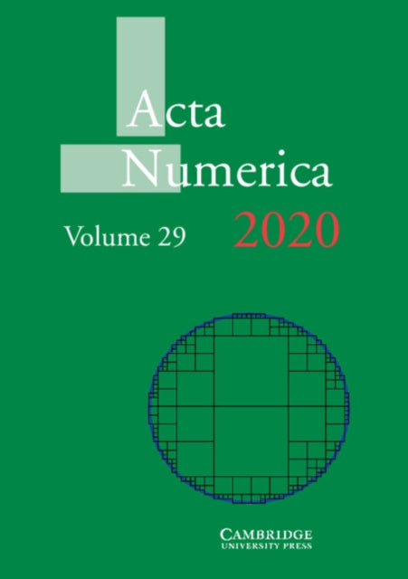 Book cover of: Acta Numerica 2020: Volume 29. By: Arieh Iserles