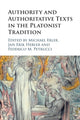Book cover of: Authority and Authoritative Texts in the Platonist Tradition. By: Michael Erler