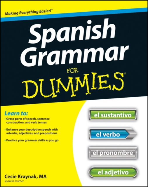 Book cover of: Spanish Grammar For Dummies