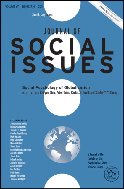 Book cover of: Social Psychology of Globalization