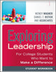 Book cover of: Exploring Leadership. By: Wendy Wagner