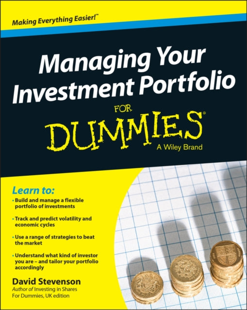 Book cover of: Managing Your Investment Portfolio For Dummies, UK Edition. By: David Stevenson