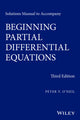 Book cover of: Solutions Manual to Accompany Beginning Partial Differential Equations. By: Peter V. O'Neil