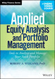 Book cover of: Applied Equity Analysis and Portfolio Management, + Online Video Course. By: Robert A. Weigand