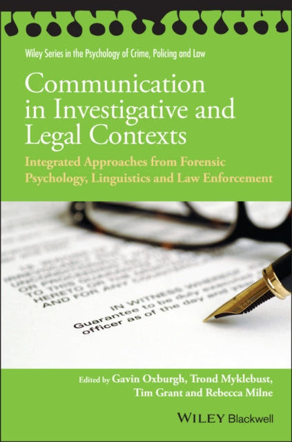 Book cover of: Communication in Investigative and Legal Contexts
