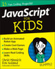 Book cover of: JavaScript For Kids For Dummies. By: MINNICK, CHRIS