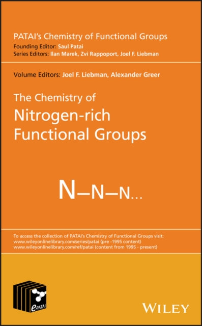 Book cover of: Chemistry of Nitrogen-rich Functional Groups. By: Alexander Greer