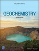 Book cover of: Geochemistry. By: William M. White