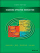 Book cover of: Designing Effective Instruction. By: Gary R. Morrison