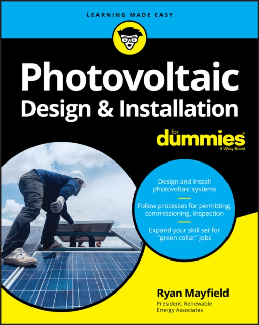 Book cover of: Photovoltaic Design & Installation For Dummies. By: Mayfield