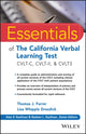 Book cover of: Essentials of the California Verbal Learning Test. By: Thomas J. Farrer